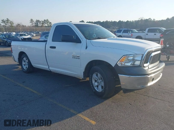 2018 Ram 1500 Tradesman with VIN 3C6JR6DG6JG157833, listed as a IAAI auction lot 41794118 with 205,186 mi miles and . Bid and sale history available at DreamBid. Image 1.
