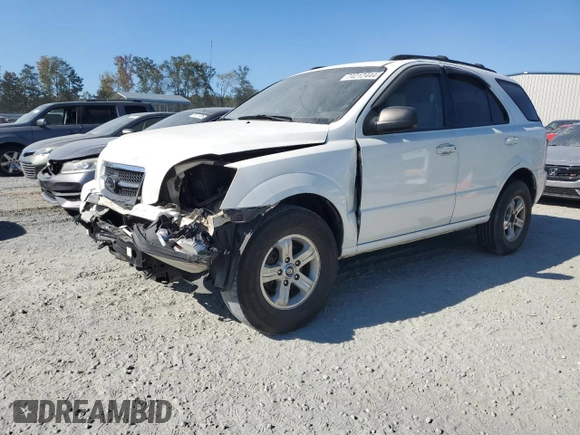 2005 Kia Sorento LX with VIN KNDJD733855490835, listed as a Copart auction lot 74212444 with 265,861 mi miles and Salvage Title. Bid and sale history available at carsss.com. Image 1.