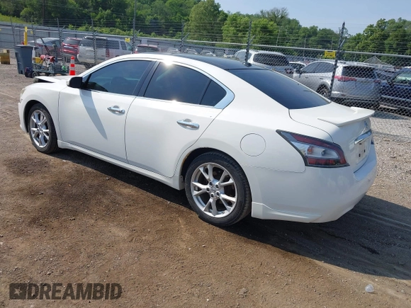 2012 Nissan Maxima SV with VIN 1N4AA5AP9CC805532, listed as a IAAI auction lot 42489288 with 198,553 mi miles and . Bid and sale history available at DreamBid. Image 3.