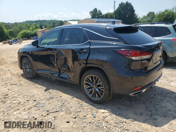 2020 Lexus RX 350 F Sport Performance с VIN 2T2YZMDA4LC220654, выставлен на аукционе Copart как лот 60477315 с пробегом 55 900 миль миль и Списание • Salvage title. История ставок и продаж доступна на DreamBid. Изображение 2.