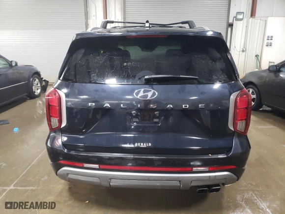 2023 Hyundai Palisade SEL with VIN KM8R44GE2PU640519, listed as a Copart auction lot 83095114 with 28,798 mi miles and Salvage Title. Bid and sale history available at carsss.com. Image 6.