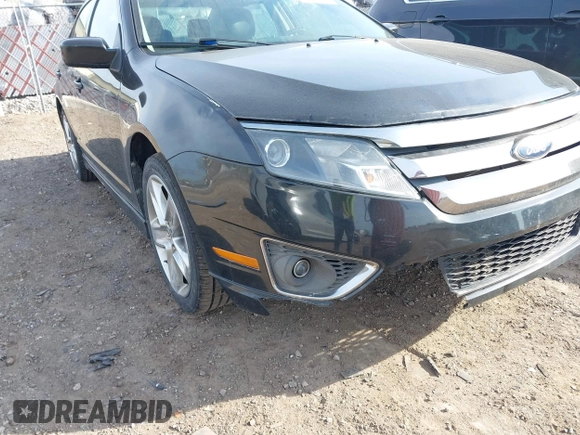 2012 Ford Fusion SPORT with VIN 3FAHP0DC9CR384812, listed as a IAAI auction lot 42117190 with 0 mi miles. Bid and sale history available at carsss.com. Image 6.