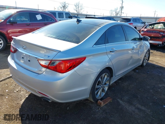 2013 Hyundai Sonata Limited with VIN 5NPEC4AB8DH805564, listed as a IAAI auction lot 41133553 with 99,410 mi miles and . Bid and sale history available at DreamBid. Image 4.