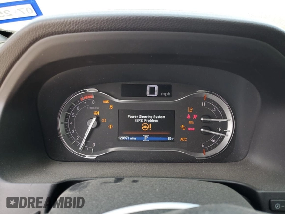 2017 Honda Ridgeline Black Edition with VIN 5FPYK3F81HB033590, listed as a Copart auction lot 53115525 with 128,971 mi miles and Salvage title. Bid and sale history available at DreamBid. Image 9.
