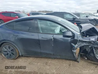 2025 Tesla Model Y Long Range with VIN 7SAYGDED3SF229605, listed as a IAAI auction lot 41726254 with Not Provided miles and . Bid and sale history available at DreamBid. Image 12.