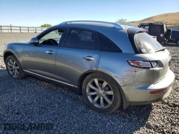 2008 Infiniti FX35 with VIN JNRAS08W58X200673, listed as a Copart auction lot 77588674 with 121,266 mi miles and Salvage Title. Bid and sale history available at carsss.com. Image 2.