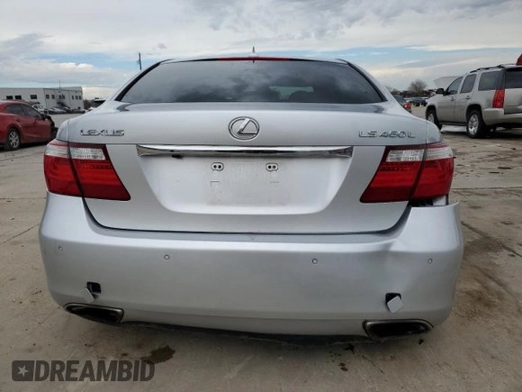 2008 Lexus LS 460 L with VIN JTHGL46F185024541, listed as a Copart auction lot 88857865 with 132,880 mi miles and Clean title. Bid and sale history available at DreamBid. Image 6.
