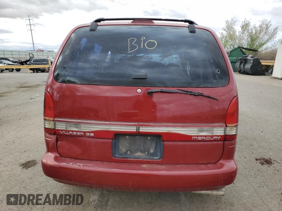 1997 Mercury Villager GS z VIN 4M2DV1118VDJ28495, wystawiony jako Copart lot #49101725 z przebiegiem 118 887 mil mil oraz Nie do naprawy • Non repairable. Historia ofert i sprzedaży dostępna na DreamBid. Obrazek 6.