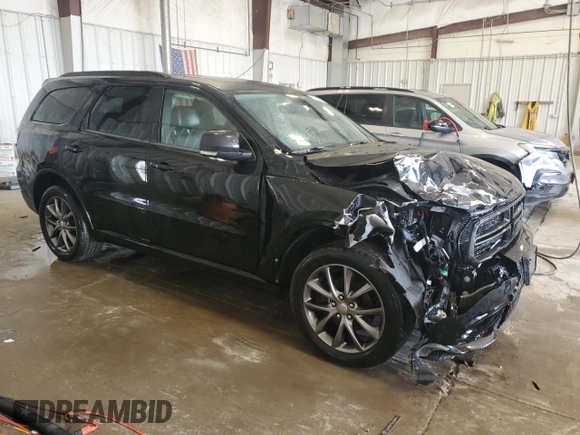 2017 Dodge Durango GT z VIN 1C4RDJDG1HC643783, wystawiony jako Copart lot #61160235 z przebiegiem 161 713 mil mil oraz Nie do naprawy • Non repairable. Historia ofert i sprzedaży dostępna na DreamBid. Obrazek 4.