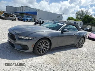 2024 Ford Mustang EcoBoost z VIN 1FAGP8UH1R5105208, wystawiony jako Copart lot #61508195 z przebiegiem 36 990 mil mil oraz Nie do naprawy • Non repairable. Historia ofert i sprzedaży dostępna na DreamBid. Obrazek 1.
