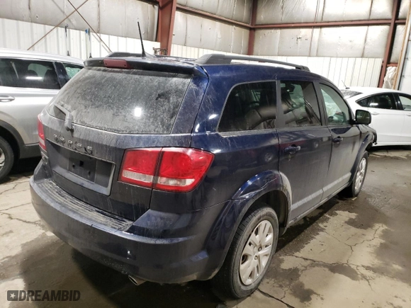 2018 Dodge Journey SE with VIN 3C4PDDAG0JT530186, listed as a Copart auction lot 86132434 with NaN miles and Salvage Title. Bid and sale history available at carsss.com. Image 3.