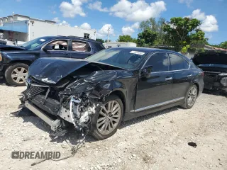 2017 Lexus LS with VIN JTHBL5EF8H5144659, listed as a Copart auction lot 72804694 with 88,751 mi miles and Salvage Title. Bid and sale history available at carsss.com. Image 1.