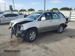 2002 Lexus RX 300 with VIN JTJGF10U820146720, listed as a Copart auction lot 75723734 with 183,683 mi miles and Salvage Title. Bid and sale history available at carsss.com. Image 1.