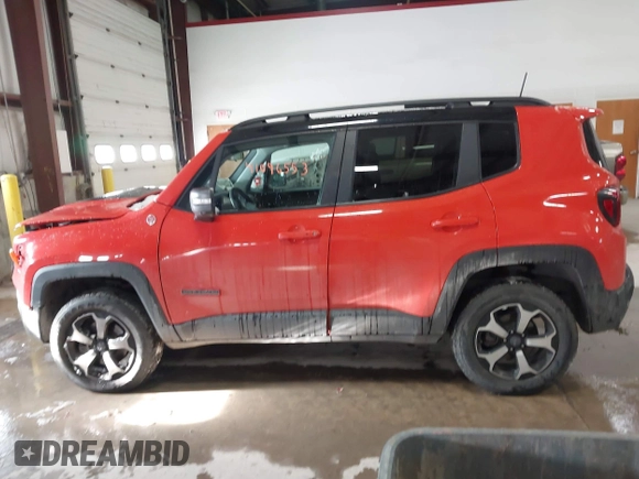 2019 Jeep Renegade Trailhawk with VIN ZACNJBC10KPK40100, listed as a IAAI auction lot 41096553 with 41,384 mi miles and . Bid and sale history available at DreamBid. Image 15.
