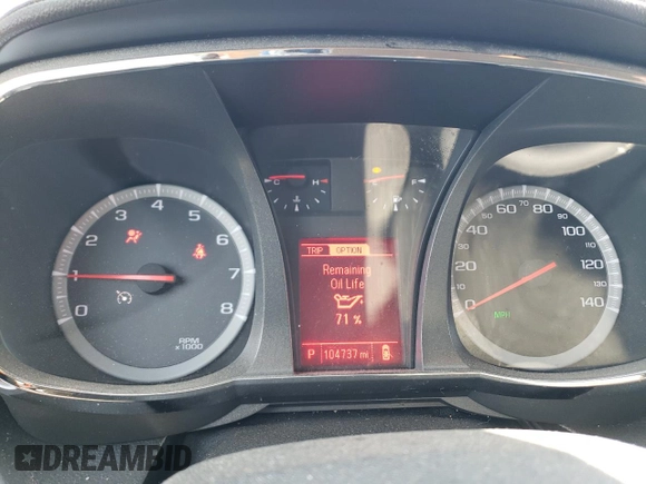 2015 GMC Terrain SLE with VIN 2GKFLWEK2F6420295, listed as a Copart auction lot 51941645 with 104,737 mi miles and Salvage title. Bid and sale history available at DreamBid. Image 9.