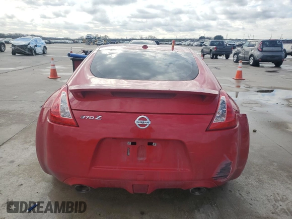 2014 Nissan 370Z Nismo with VIN JN1AZ4EH8EM633462, listed as a Copart auction lot 43250905 with Not Provided miles and Salvage Title. Bid and sale history available at DreamBid. Image 6.