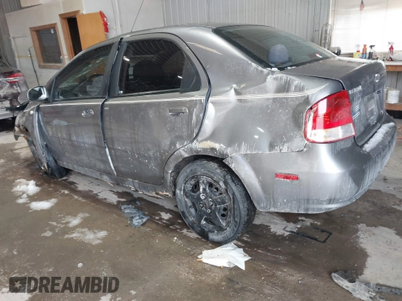 2006 Chevrolet Aveo LT with VIN KL1TG56696B552067, listed as a IAAI auction lot 41625344 with 200,946 mi miles and . Bid and sale history available at DreamBid. Image 3.