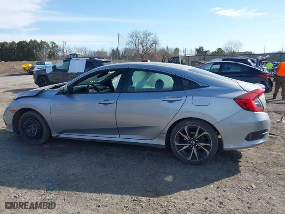 2019 Honda Civic Sedan Sport with VIN 2HGFC2F83KH542347, listed as a IAAI auction lot 41831834 with 80,222 mi miles. Bid and sale history available at carsss.com. Image 15.