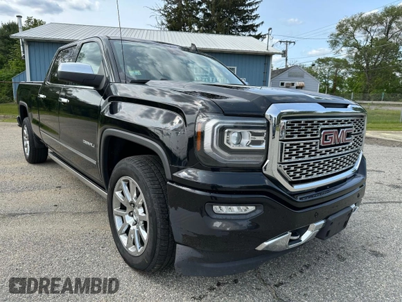 2018 GMC Sierra 1500 Denali z VIN 3GTU2PEJXJG171695, wystawiony jako Copart lot #59631005 z przebiegiem 226 029 mil mil oraz Czysty tytuł • Clean title. Historia ofert i sprzedaży dostępna na DreamBid. Obrazek 1.