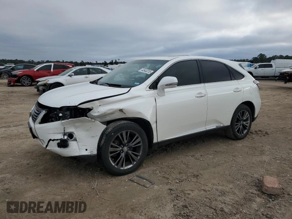 2014 Lexus RX 450h with VIN JTJZB1BA7E2413880, listed as a Copart auction lot 44543315 with 119,351 mi miles and Salvage title. Bid and sale history available at DreamBid. Image 1.