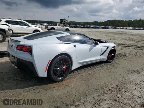 2019 Chevrolet Corvette 1LT with VIN 1G1YB2D72K5113706, listed as a Copart auction lot 71842584 with 0 mi miles and Salvage Title. Bid and sale history available at carsss.com. Image 3.