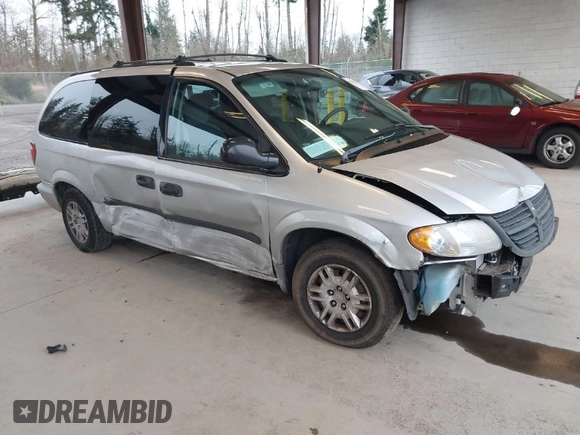 2005 Dodge Caravan SE with VIN 1D4GP24R85B351591, listed as a IAAI auction lot 41949337 with 130,821 mi miles and . Bid and sale history available at DreamBid. Image 1.