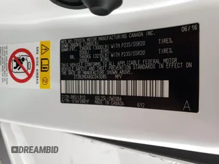 2016 Lexus RX 350 with VIN 2T2BZMCA8GC043085, listed as a Copart auction lot 48725305 with 64,524 mi miles and Salvage Title. Bid and sale history available at DreamBid. Image 15.