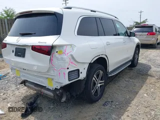 2021 Mercedes-Benz GLS 450 z VIN 4JGFF5KE1MA441193, wystawiony jako IAAI lot #42265225 z przebiegiem 75 375 mil mil oraz . Historia ofert i sprzedaży dostępna na DreamBid. Obrazek 4.