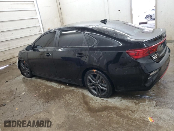 2021 Kia Forte GT-Line with VIN 3KPF34AD1ME296881, listed as a Copart auction lot 58149105 with 94,002 mi miles and Clean title. Bid and sale history available at DreamBid. Image 2.