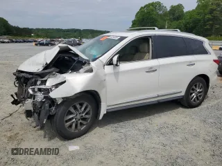 2014 Infiniti QX60 with VIN 5N1AL0MM8EC550069, listed as a Copart auction lot 54304285 with 175,410 mi miles and Salvage Title. Bid and sale history available at DreamBid. Image 1.