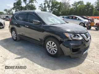 2017 Nissan Rogue SV with VIN KNMAT2MT0HP542942, listed as a Copart auction lot 59399095 with 60,010 mi miles and Salvage title. Bid and sale history available at DreamBid. Image 4.