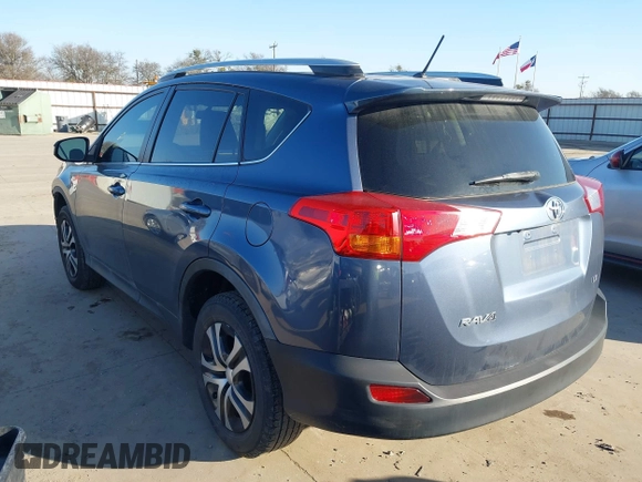 2013 Toyota RAV4 LE with VIN 2T3ZFREV9DW014429, listed as a IAAI auction lot 41591720 with 135,442 mi miles. Bid and sale history available at carsss.com. Image 3.