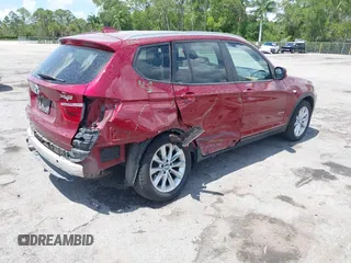 2013 BMW X3 xDrive28i with VIN 5UXWX9C50D0A11265, listed as a IAAI auction lot 41931507 with 69,853 mi miles and . Bid and sale history available at DreamBid. Image 4.