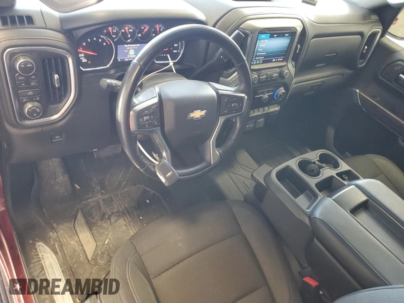 2021 Chevrolet Silverado 1500 LT with VIN 1GCUYDED2MZ364841, listed as a Copart auction lot 49682855 with 110,165 mi miles and Salvage Title. Bid and sale history available at DreamBid. Image 8.