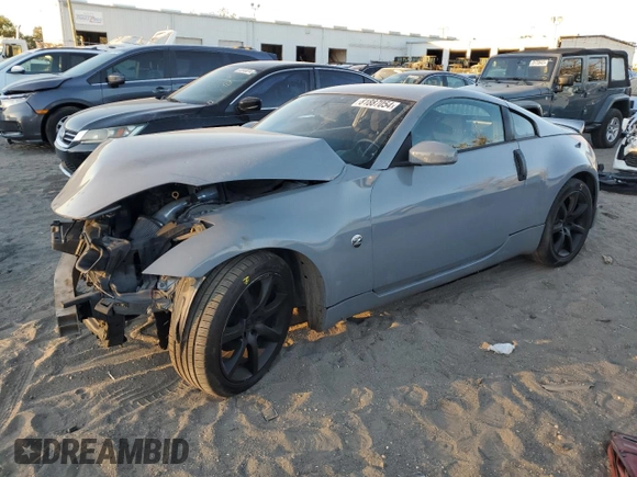 2004 Nissan 350Z Enthusiast with VIN JN1AZ34E74T063248, listed as a Copart auction lot 81887054 with 124,548 mi miles and Salvage Title. Bid and sale history available at DreamBid. Image 1.