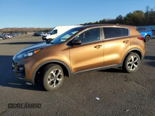 2020 Kia Sportage LX with VIN KNDPMCAC7L7650310, listed as a Copart auction lot 87936345 with 56,614 mi miles and Non Repairable. Bid and sale history available at carsss.com. Image 1.