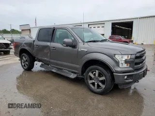 2015 Ford F-150 XLT with VIN 1FTEW1EF7FFB66447, listed as a Copart auction lot 55960855 with 166,518 mi miles and Salvage title. Bid and sale history available at DreamBid. Image 4.