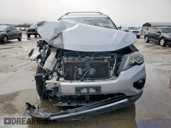 2018 Nissan Pathfinder SV with VIN 5N1DR2MN0JC671320, listed as a Copart auction lot 48250555 with 0 mi miles and Salvage Title. Bid and sale history available at carsss.com. Image 5.