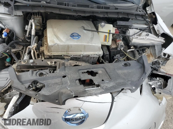 2015 Nissan LEAF SV with VIN 1N4AZ0CP8FC313460, listed as a Copart auction lot 51716765 with 90,163 mi miles and Salvage Title. Bid and sale history available at carsss.com. Image 12.