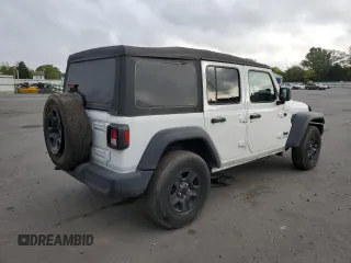 2022 Jeep Wrangler Unlimited Willys with VIN 1C4HJXDN2NW253579, listed as a Copart auction lot 73274214 with 22,583 mi miles and Salvage Title. Bid and sale history available at DreamBid. Image 3.