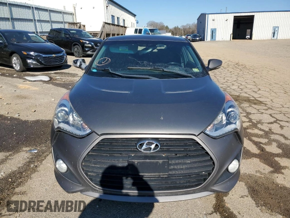 2014 Hyundai Veloster Turbo with VIN KMHTC6AE2EU210063, listed as a Copart auction lot 79243924 with 130,551 mi miles and Salvage Title. Bid and sale history available at carsss.com. Image 5.