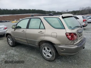 1999 Lexus RX 300 Luxury SUV with VIN JT6HF10U8X0020427, listed as a Copart auction lot 42363335 with 0 mi miles and Salvage Title. Bid and sale history available at carsss.com. Image 2.
