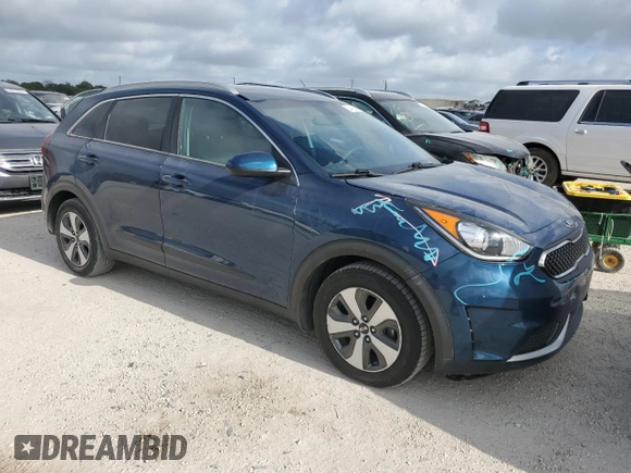 2017 Kia Niro LX with VIN KNDCB3LC9H5091864, listed as a Copart auction lot 63418614 with 115,927 mi miles and Salvage Title. Bid and sale history available at DreamBid. Image 4.