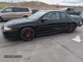 2003 Chevrolet Monte Carlo SS z VIN 2G1WX15KX39167457, wystawiony jako Copart lot #55272515 z przebiegiem 122 954 mil mil oraz Szkoda całkowita • Salvage title. Historia ofert i sprzedaży dostępna na DreamBid. Obrazek 1.