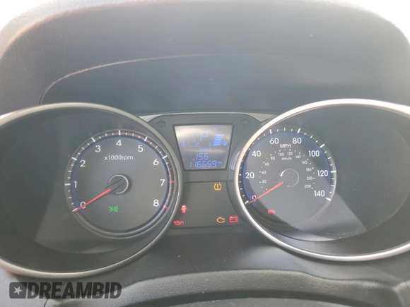 2010 Hyundai Tucson GLS with VIN KM8JU3AC2AU079129, listed as a Copart auction lot 54312875 with 116,659 mi miles and Salvage Title. Bid and sale history available at DreamBid. Image 9.