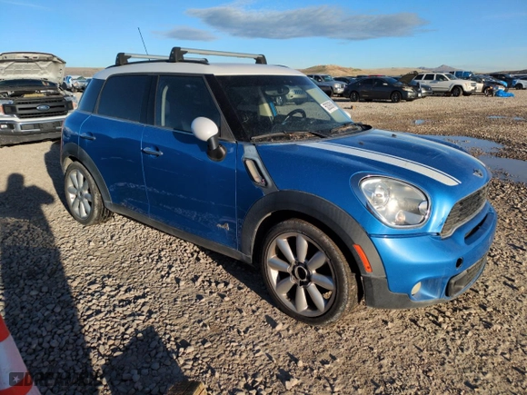 2012 MINI Cooper Countryman S with VIN WMWZC5C52CWL62221, listed as a Copart auction lot 50393915 with NaN miles and Clean Title. Bid and sale history available at carsss.com. Image 4.