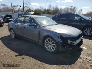 2013 Audi A4 Premium Plus with VIN WAUHFAFL8DN045654, listed as a Copart auction lot 49978045 with 154,273 mi miles and Salvage Title. Bid and sale history available at carsss.com. Image 4.