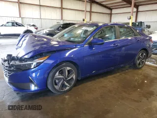 2023 Hyundai Elantra Limited z VIN KMHLP4AG6PU426091, wystawiony jako Copart lot #54342095 z przebiegiem 44 655 mil mil oraz Szkoda całkowita • Salvage title. Historia ofert i sprzedaży dostępna na DreamBid. Obrazek 1.