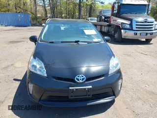2013 Toyota Prius One with VIN JTDKN3DU3D5615711, listed as a IAAI auction lot 42119419 with 222,734 mi miles. Bid and sale history available at carsss.com. Image 12.