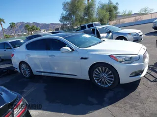 2015 Kia K900 Luxury with VIN KNALW4D48F6022640, listed as a IAAI auction lot 41923040 with 95,557 mi miles. Bid and sale history available at carsss.com. Image 14.